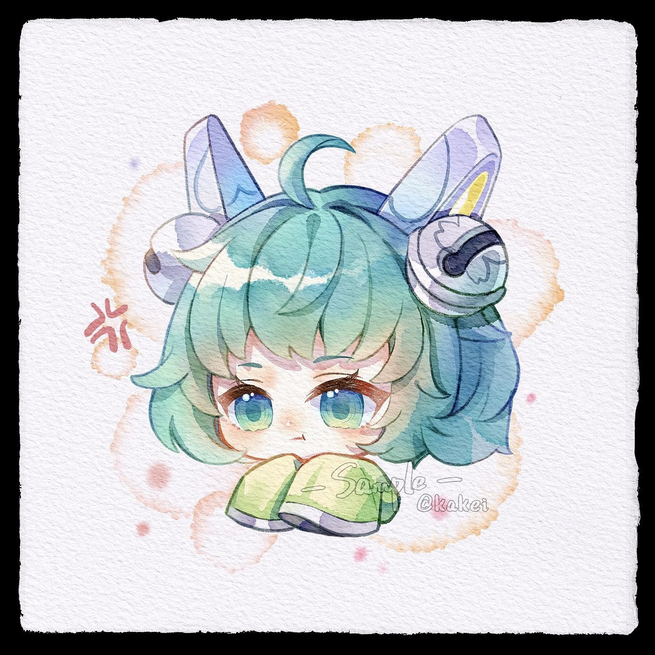 最近画的同人qq头