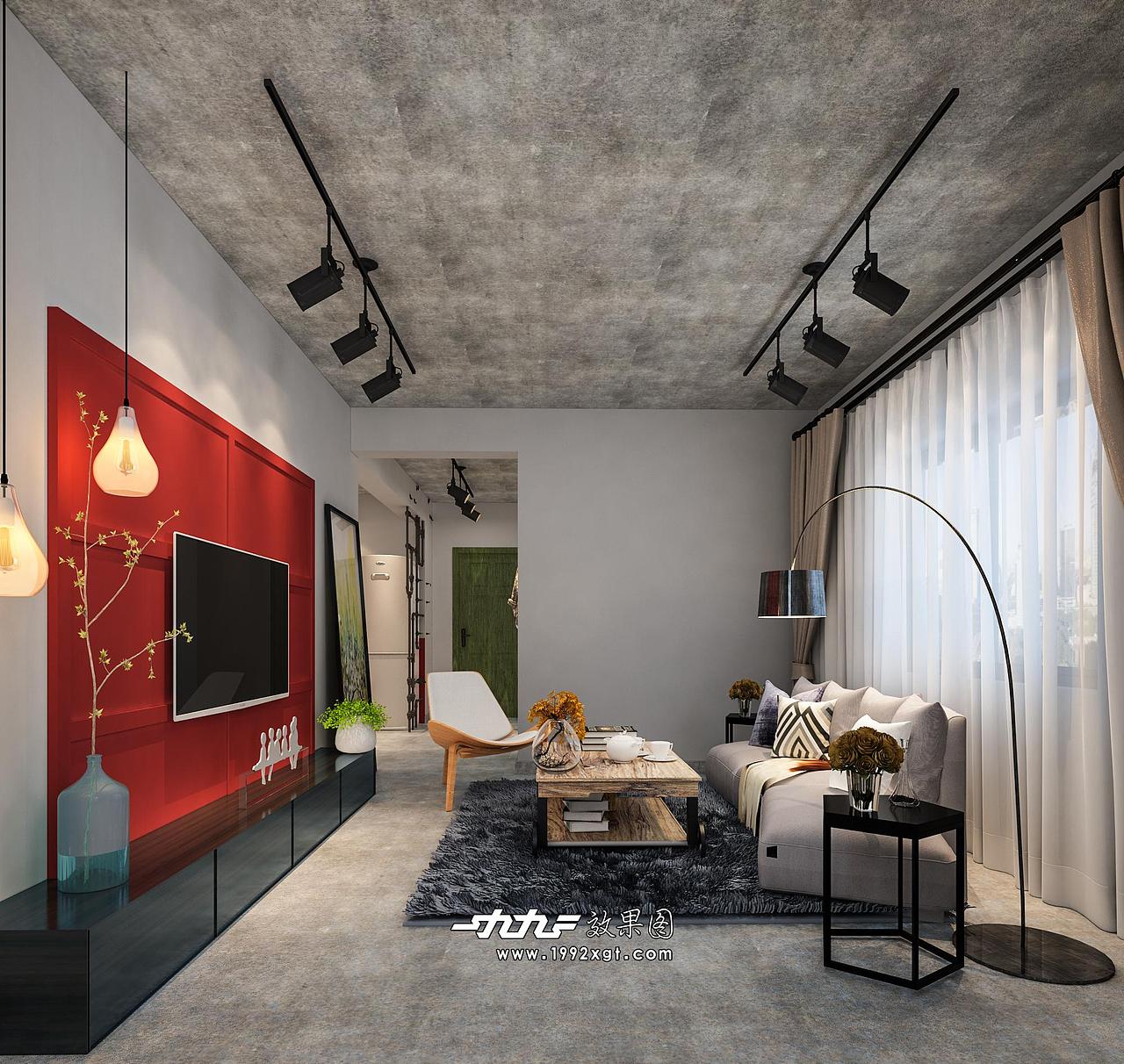 1992效果图-工业风