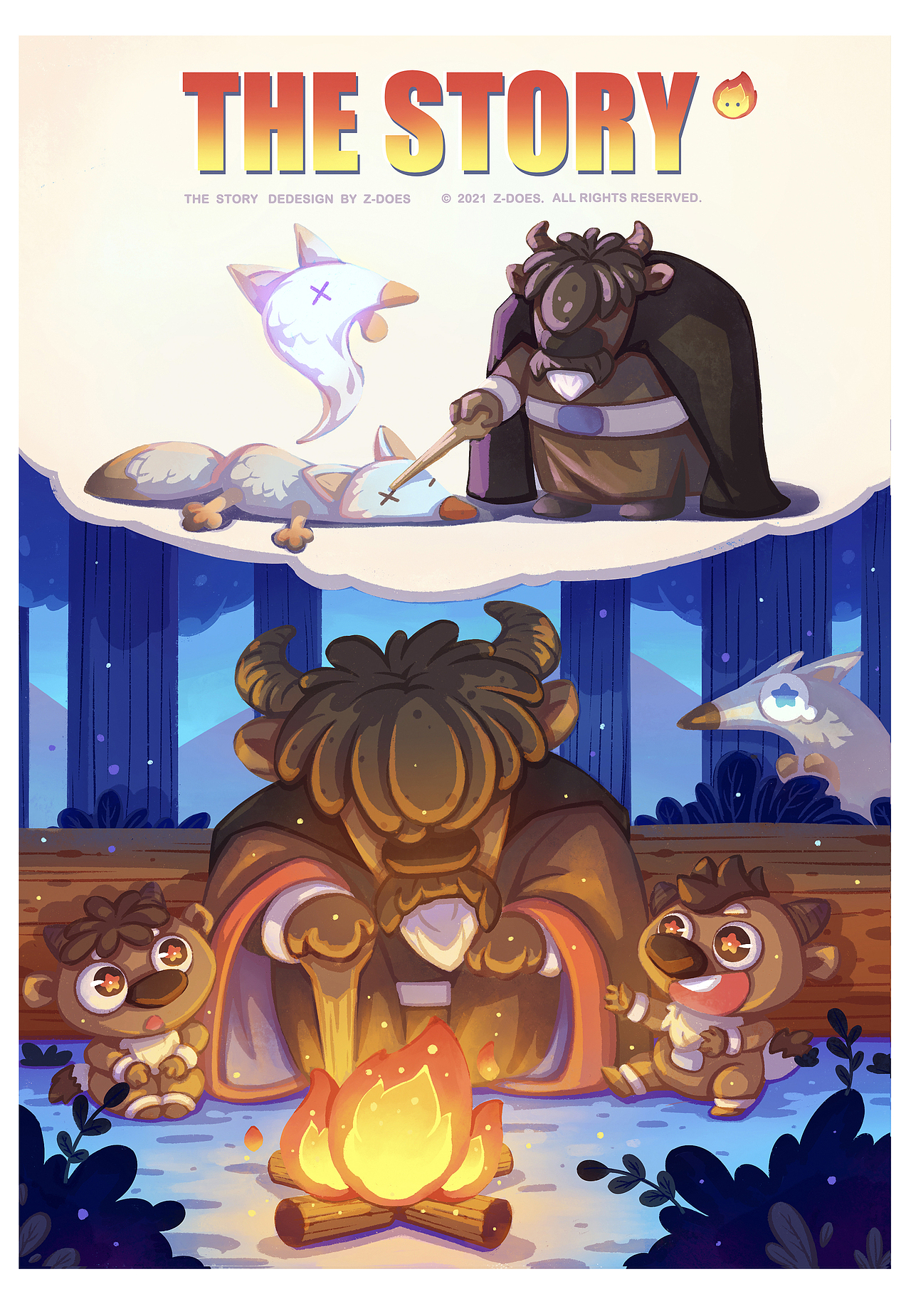 2021年插画作品整理【PART-1】（图ZMjgyNzQyMjA0） - 儿童插画 - 站酷设计师ZDOES原创素材 - 站酷ZCOOL