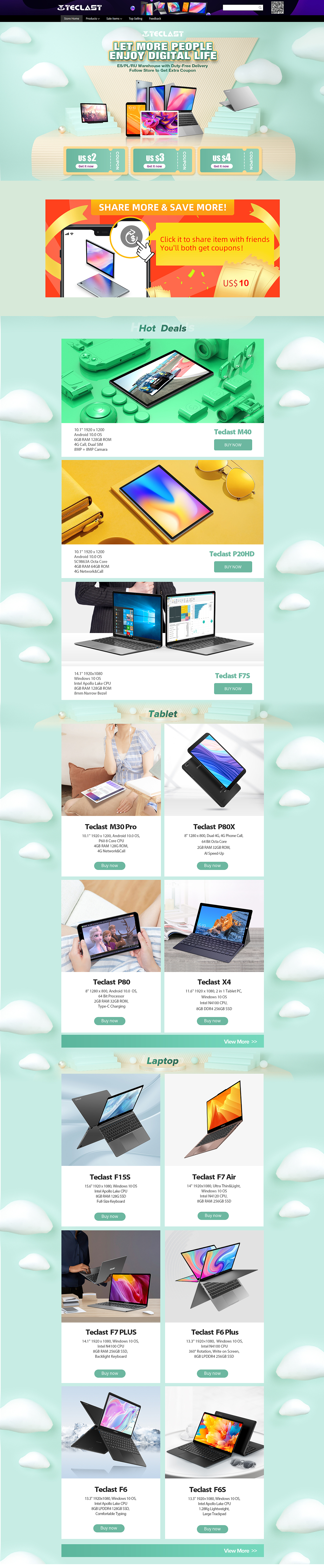 teclast 速賣(mài)通 平板首頁(yè)設(shè)計(jì)（圖ZMjUxMDkzMTIw） - 電商 - 站酷設(shè)計(jì)師Annie0126原創(chuàng)素材 - 站酷ZCOOL