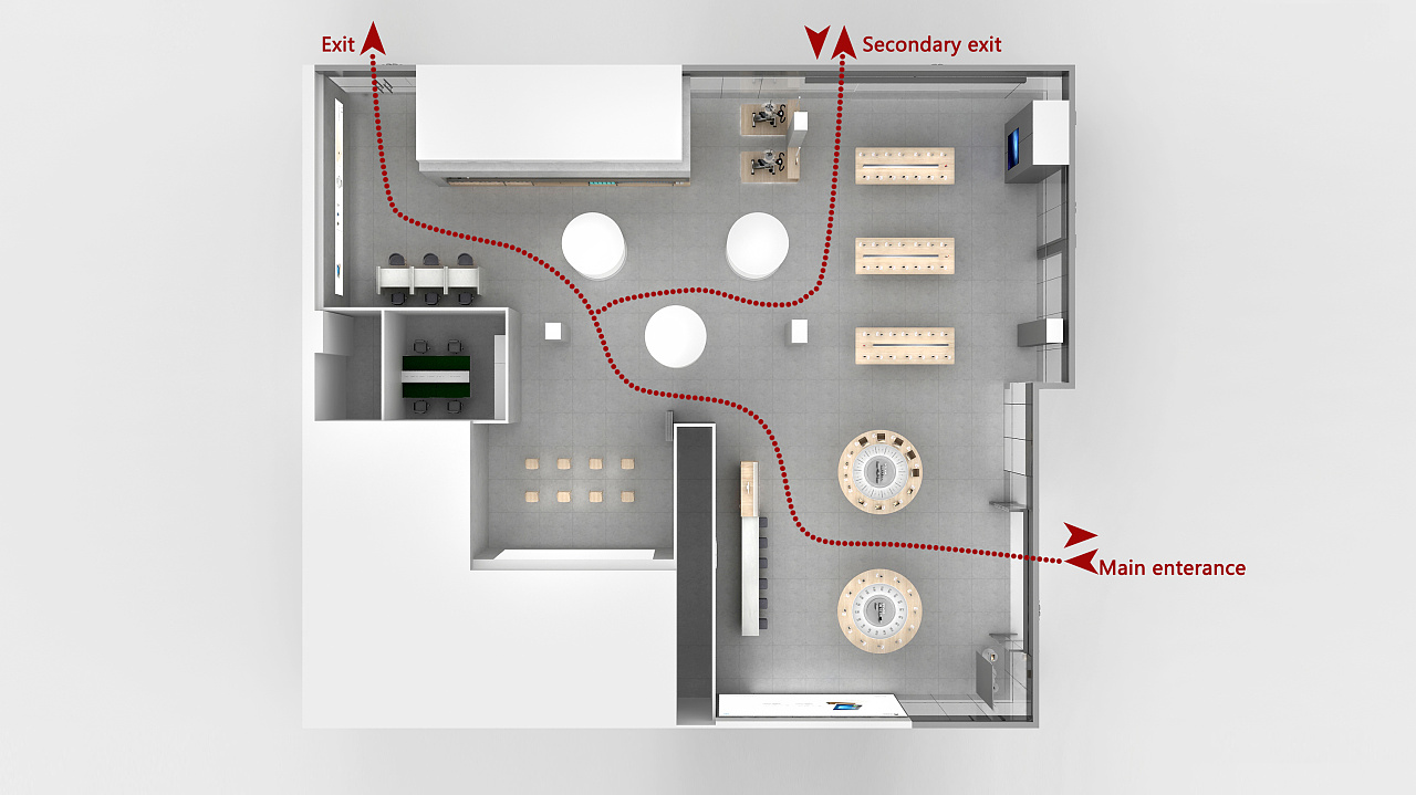 马来西亚华为最大全球首家旗舰店设计