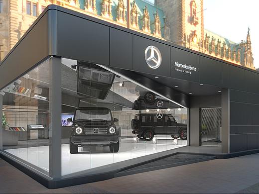 Mercedes-Benz 大G外展点设计方案