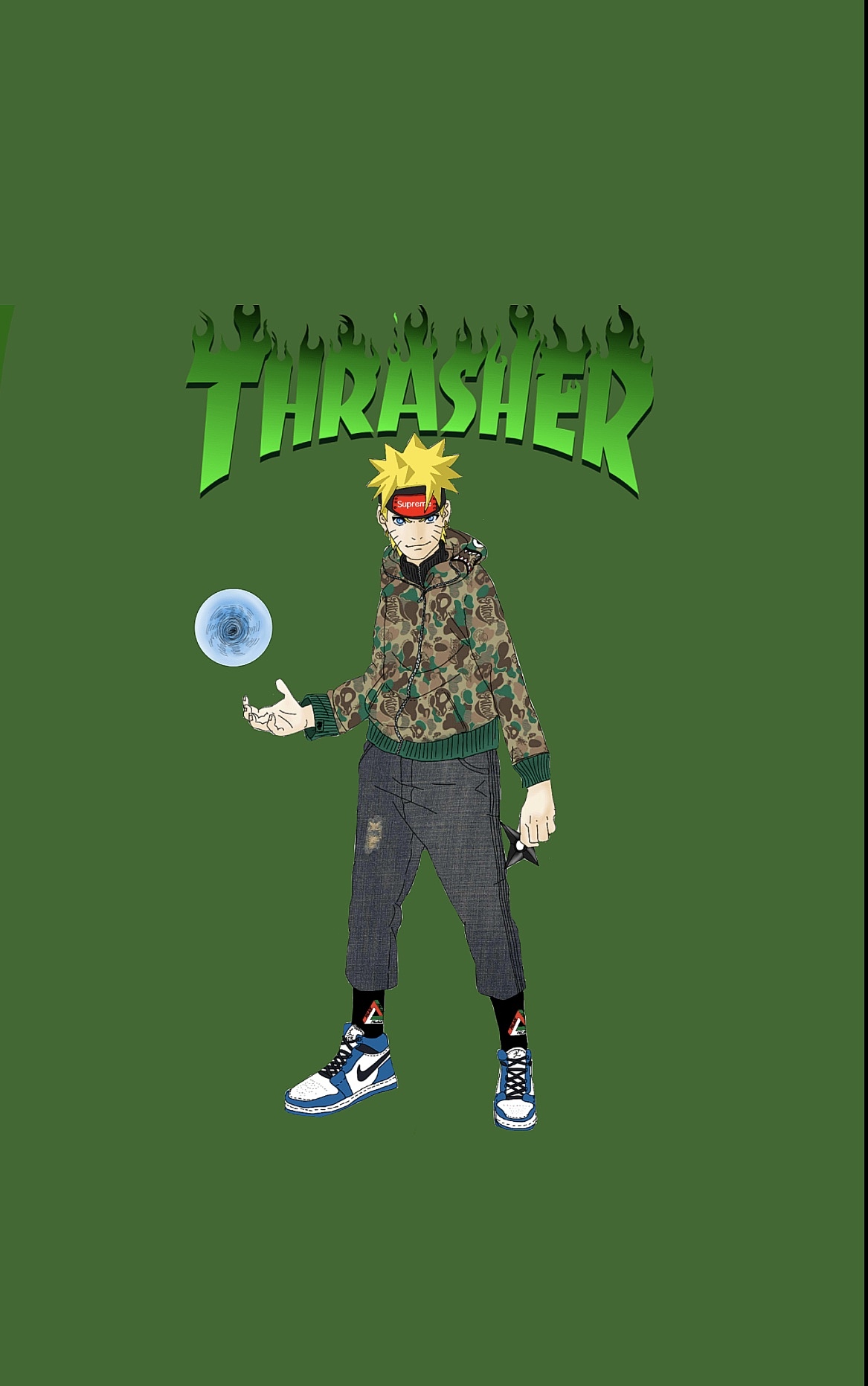 潮牌火影忍者潮图壁纸