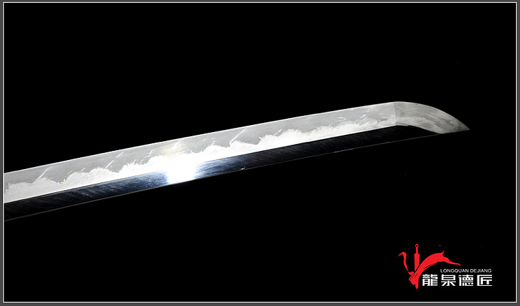 德匠堂宝剑-龙泉刀剑-黑武士|羽毛钢打刀(DJ-1333)