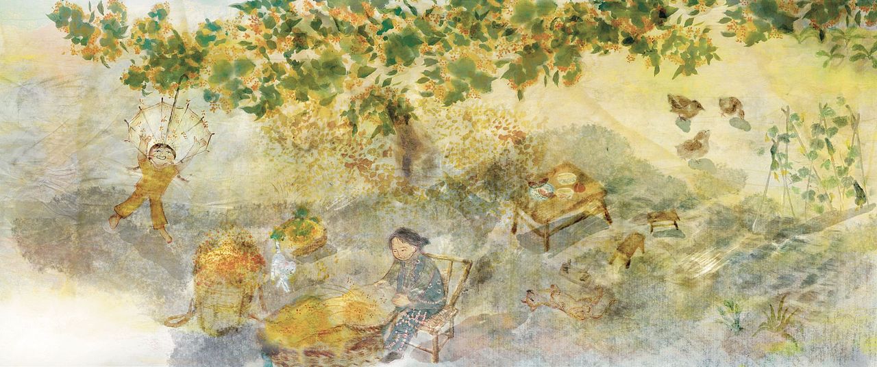 原创插画|旧时光 小时候的梦我知道