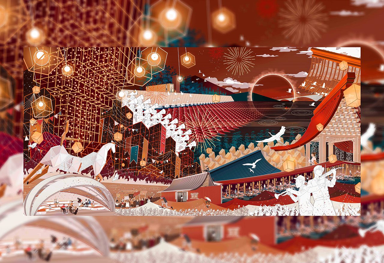 插画创作|壹马行空（图ZMjgwMjkyNDYw） - 商业插画 - 站酷设计师韩锐原创素材 - 站酷ZCOOL