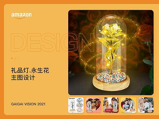 amazon产品永生花主图设计分享