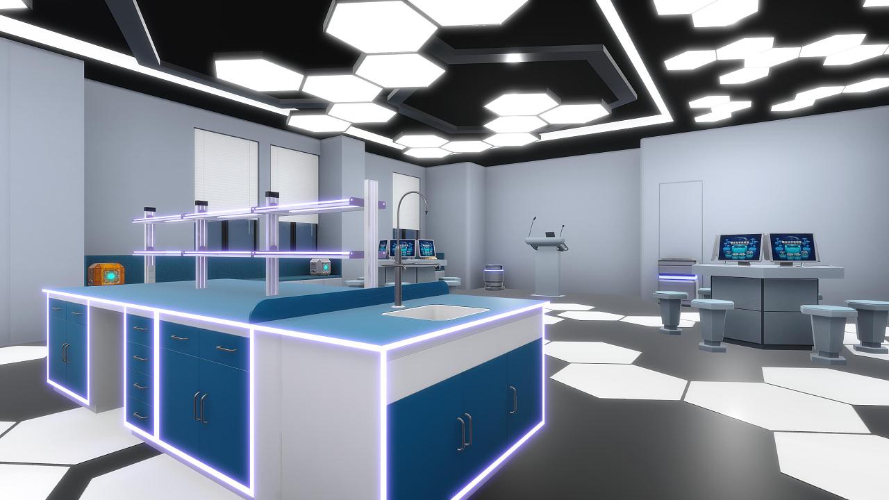 unity丨三个实验室场景 - 原创作品 - 站酷(zcool)