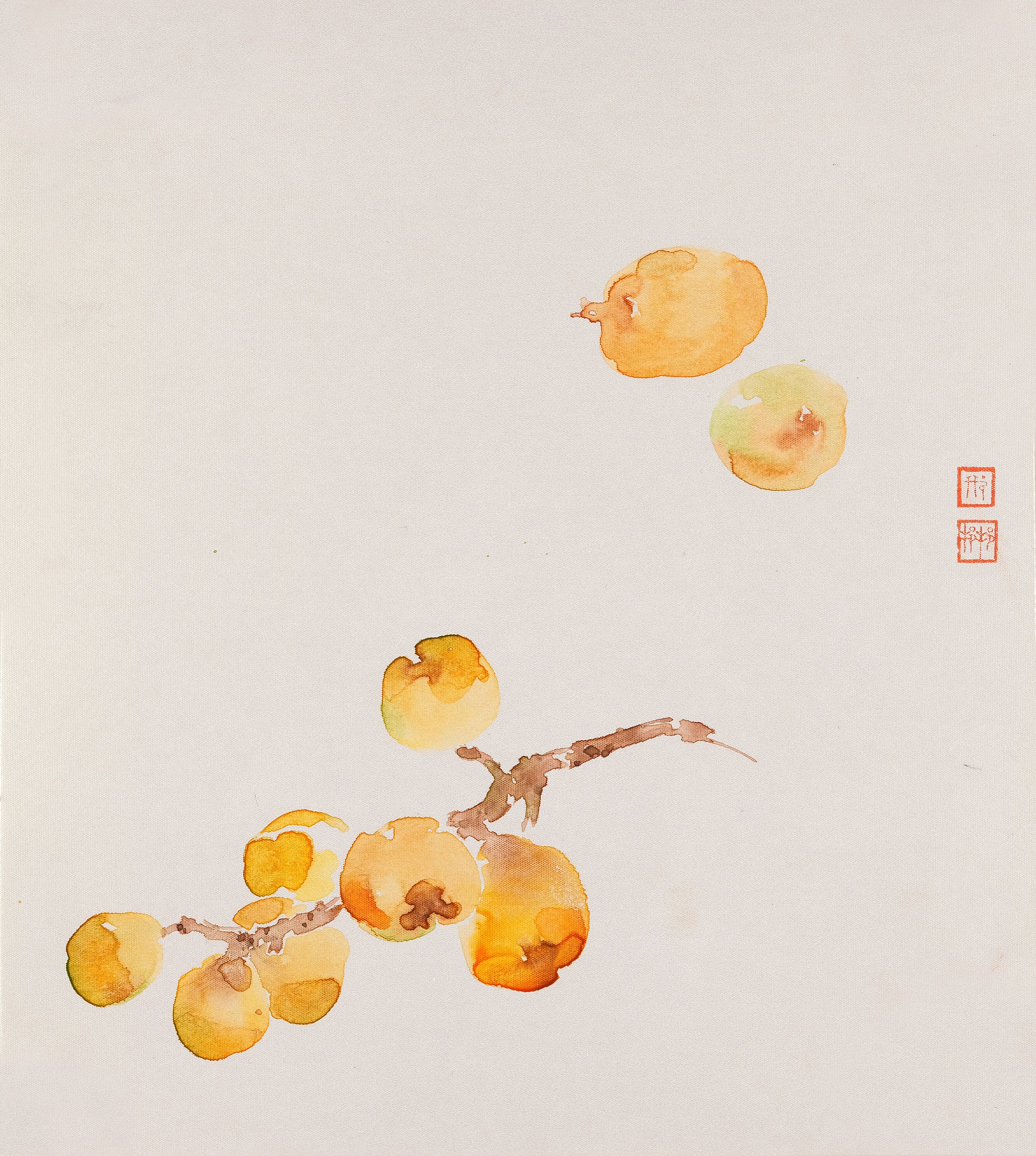 《水果家园系列》|纯艺术|国画|邦邦画画 - 原创作品 - 站酷 (ZCOOL)