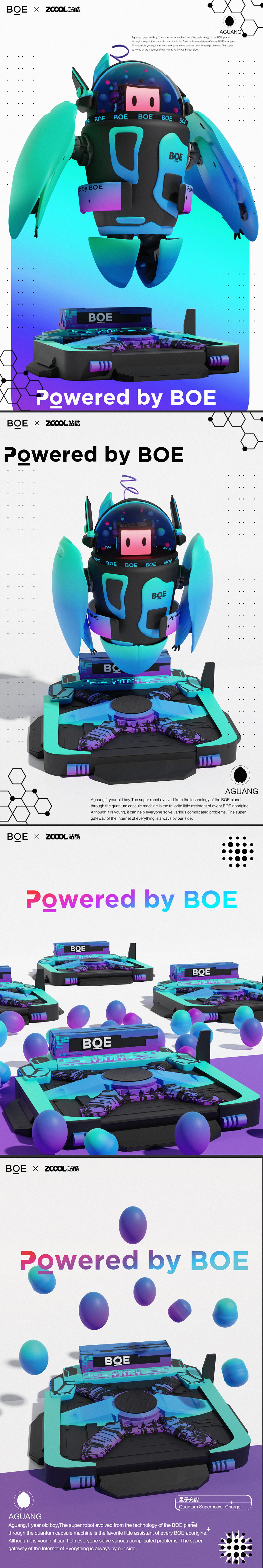 【你好，BOE】京东方品牌IP形象（图ZMzI5OTI5MTYw） - IP形象 - 站酷设计师_JESSEJX原创素材 - 站酷ZCOOL