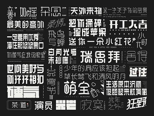 2021月度作品集-字體-（02月）（個人主頁-ZNTEwMDUwMTY=） - 字體/字形 - 站酷設(shè)計師洋芋蒸原創(chuàng)素材 - 站酷ZCOOL