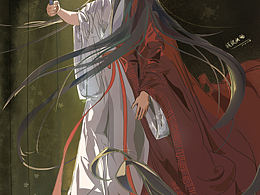 哑舍同人，长发少年版老板