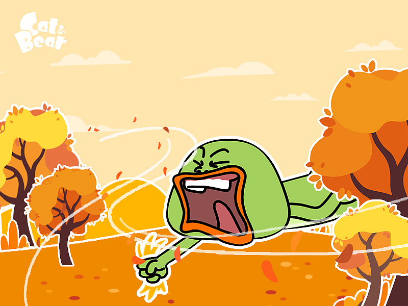 猫与熊之秋季篇表情包