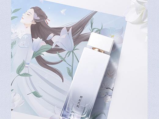 香水包装插画