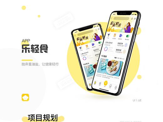 乐轻食App UI设计
