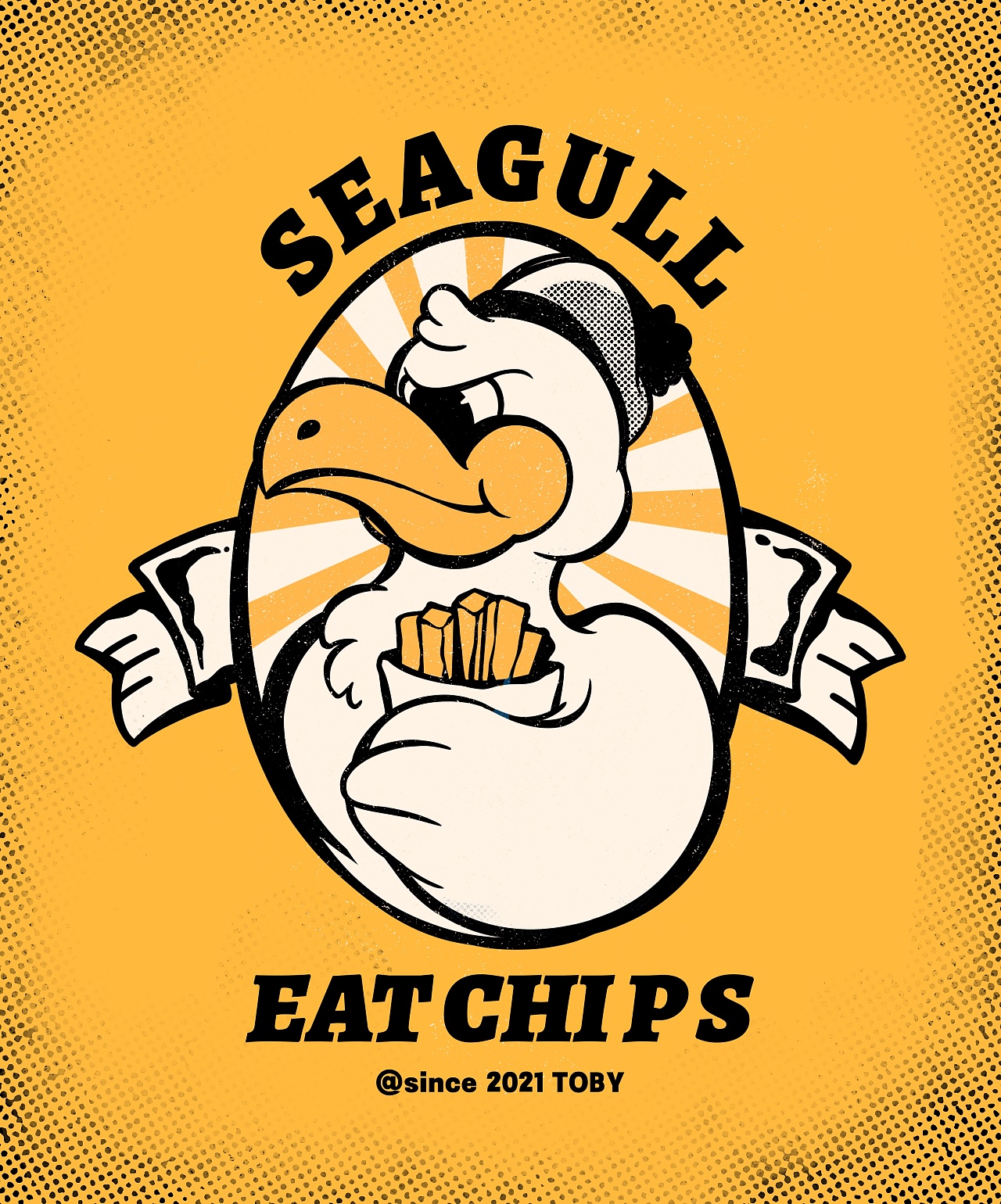 美式复古logo练习