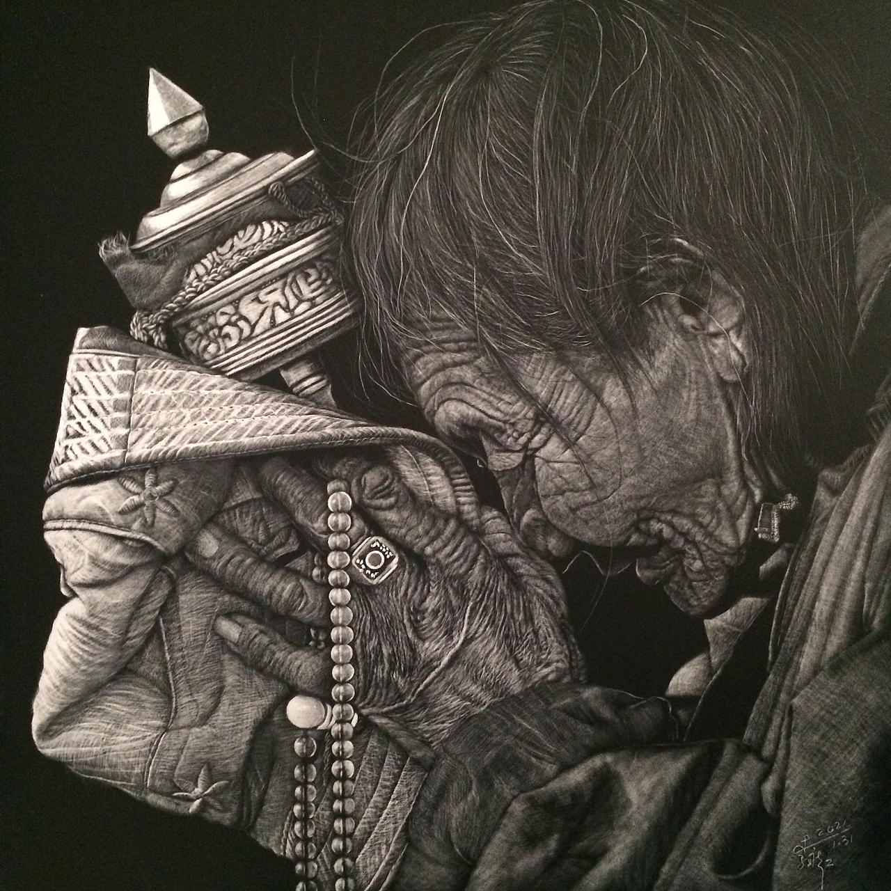 李子哥2021年刮画作品盘点（图ZMjgzNDM0OTgw） - 绘画 - 站酷设计师李子哥原创素材 - 站酷ZCOOL