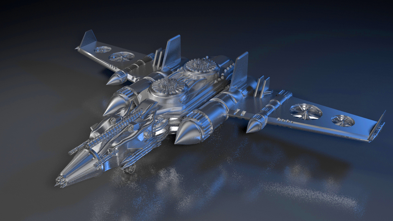 战斗机甲&战机/3d max建模 渲染