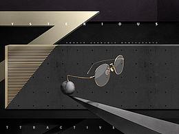 眼镜首页和详情页设计