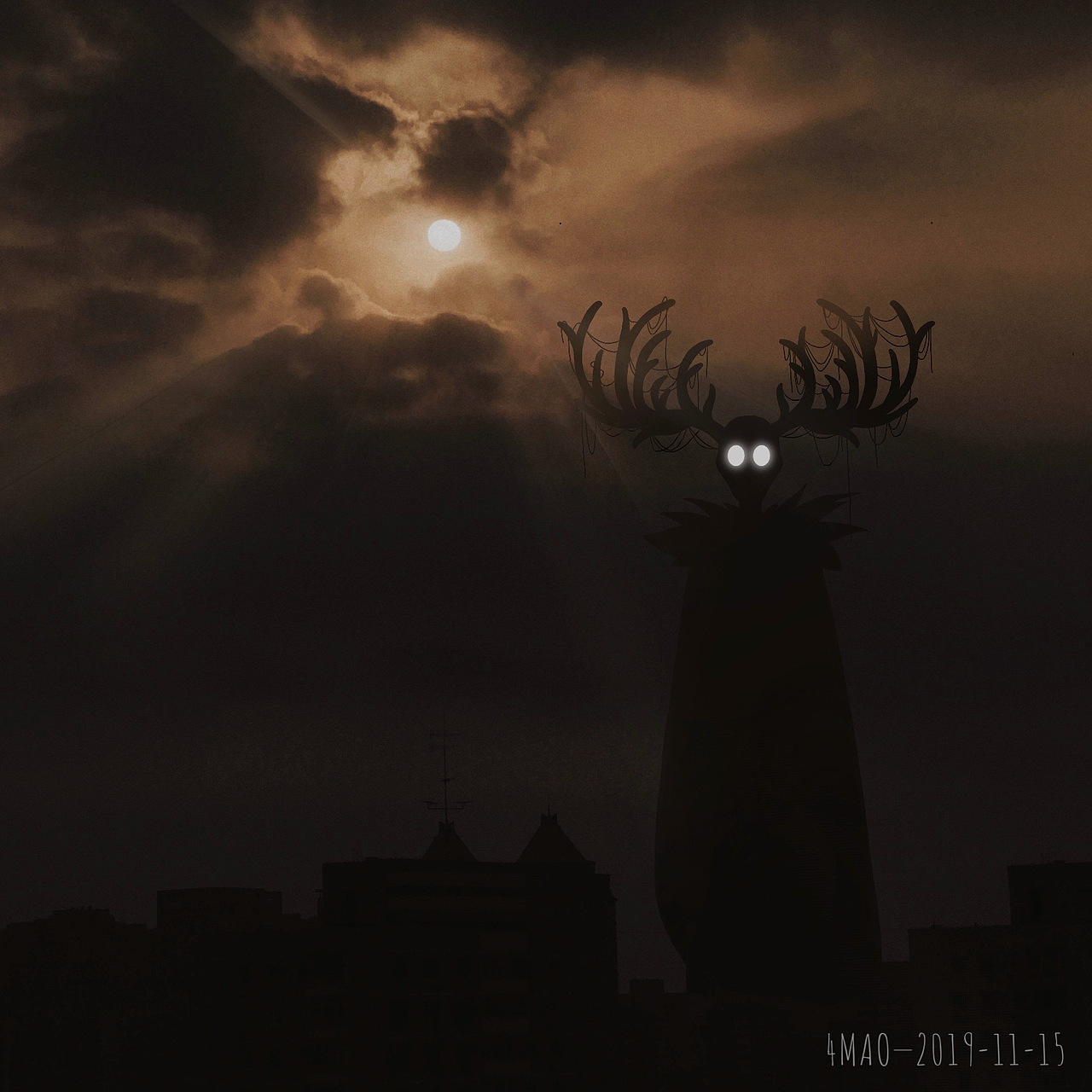 * 内心深处庞大的身躯（图ZMTg2MzQwNDc2） - 创作习作 - 站酷设计师插画师JOZY原创素材 - 站酷ZCOOL