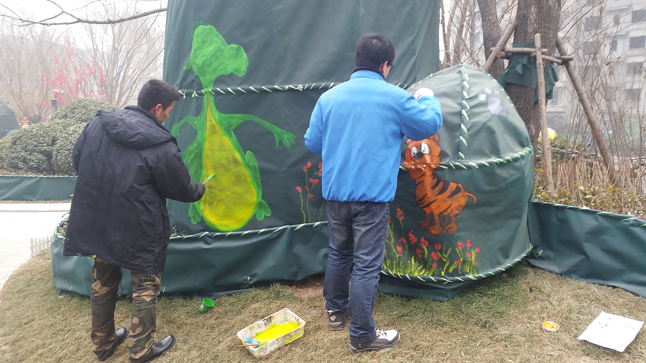 邯郸手绘墙、邯郸墙体彩绘、邯郸墙绘、邯郸恒大集团恒大名都楼盘园区彩绘。涂图艺术工作室（图ZNDk3NTI2NTY=） - 新锐潮流插画 - 站酷设计师涂图艺术原创素材 - 站酷ZCOOL