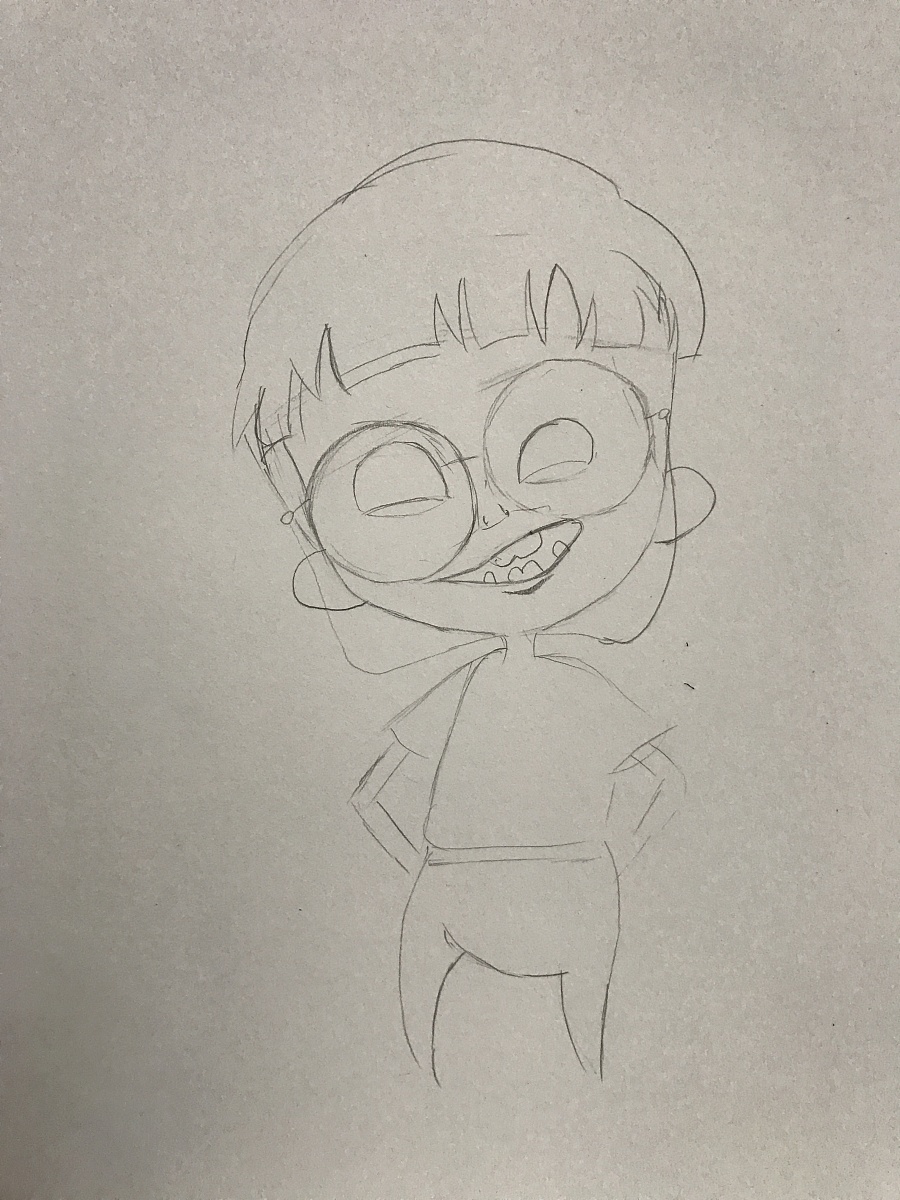 手绘 戴眼镜的小it男|插画|创作习作|smilyy - 原创作品 - 站酷