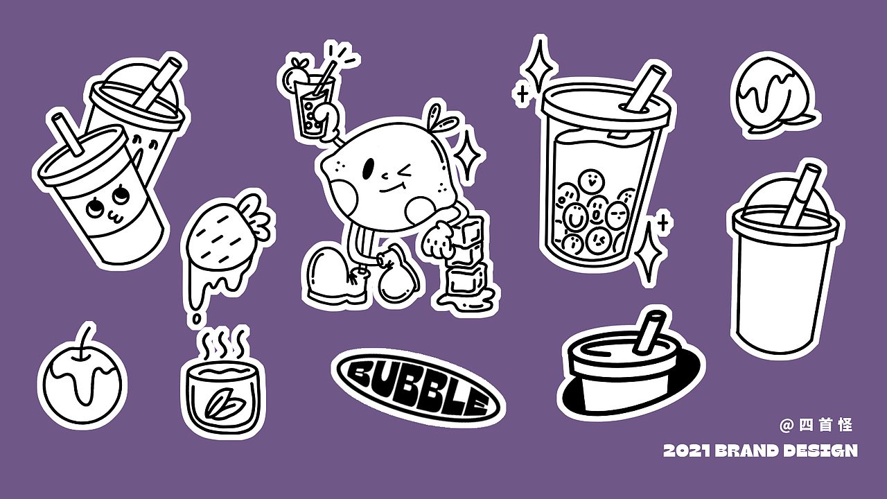 品牌设计|泡泡饮品实验室Bubble Lab