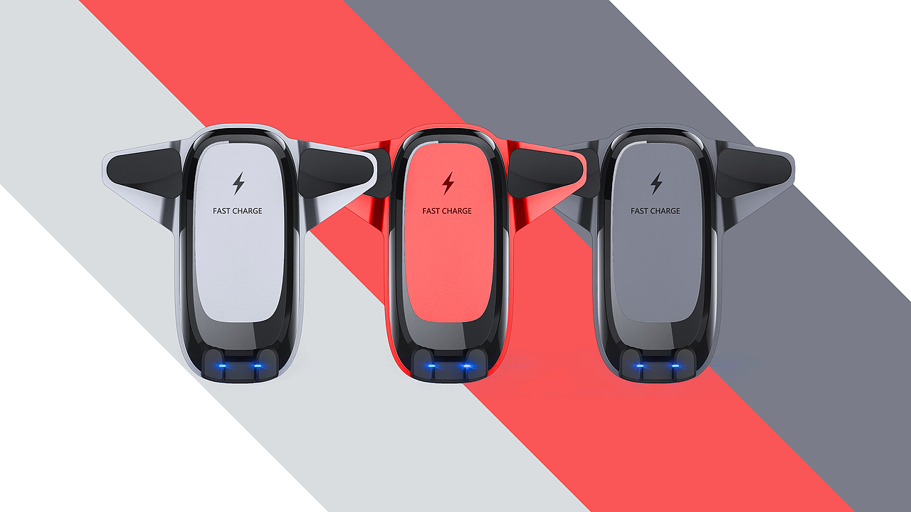 重力车载手机无线充支架（图ZMTY4MzQyNzM2） - 电子产品 - 站酷设计师炖个虾味鸡原创素材 - 站酷ZCOOL