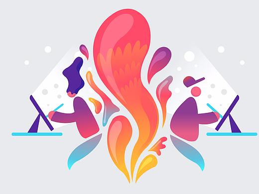 人物插畫（個人主頁-ZMjkwMTgzNjg=） - 藝術(shù)插畫 - 站酷設(shè)計師小布老濕原創(chuàng)素材 - 站酷ZCOOL