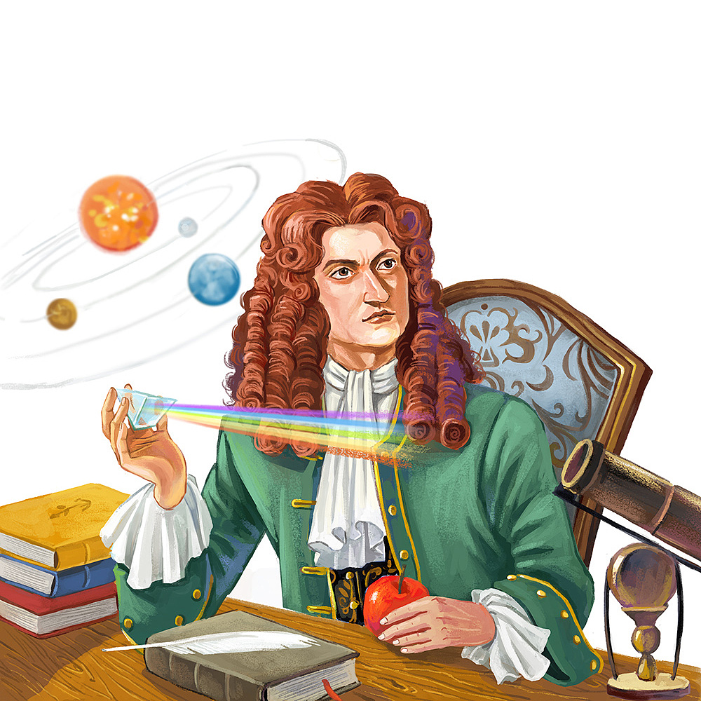 科学家传记の封面（图ZMTM2MDg0MzMy） - 儿童插画 - 站酷设计师AmeiLili原创素材 - 站酷ZCOOL