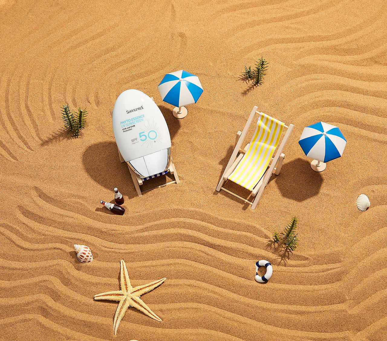 防晒霜 | 创意沙滩景拍摄