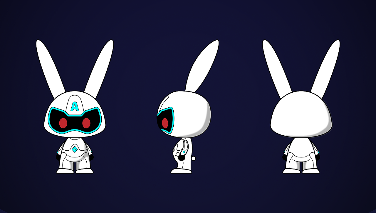 網(wǎng)絡(luò)俠客—A兔俠形象IP（圖ZMjEyMDM1NDcy） - 其他UI - 站酷設(shè)計(jì)師Maoist_元虛原創(chuàng)素材 - 站酷ZCOOL