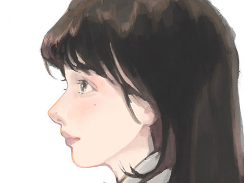 6月份画的男生女生