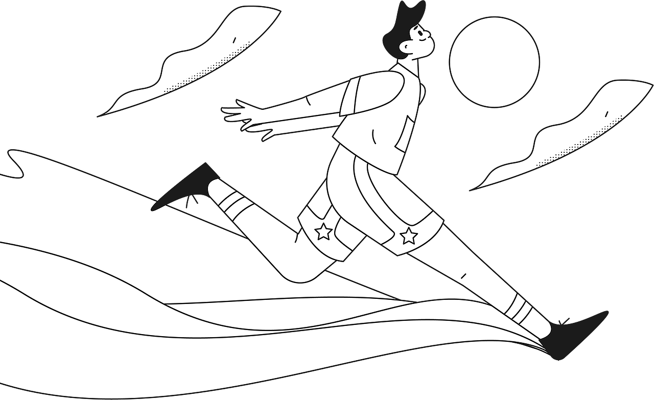 「小洋丁插画」黑白线条风格插画分享