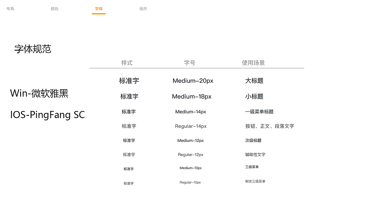 移动端+B端设计规范