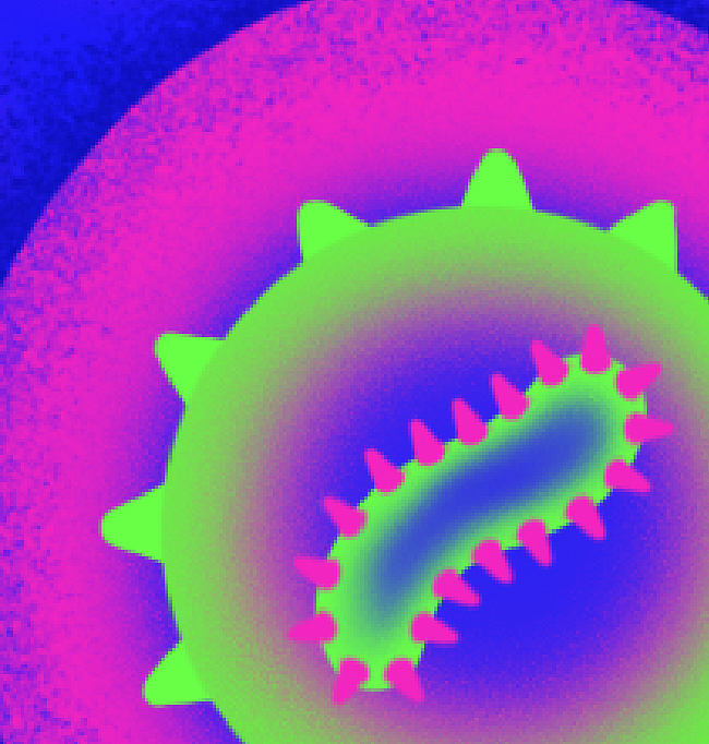 《病·毒》系列——【变异】艺术插画创作