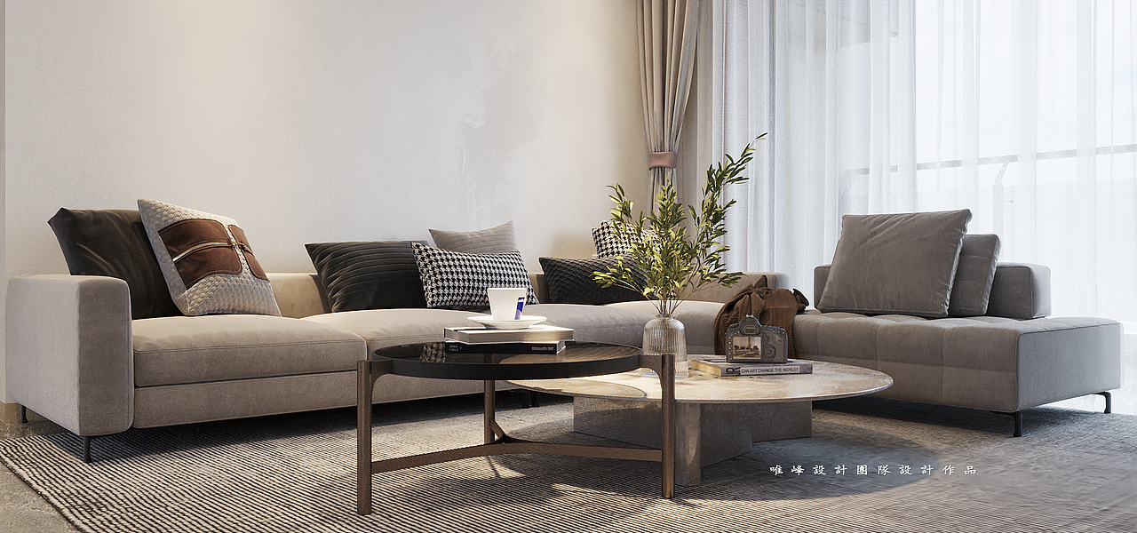 深圳口山设计：光明·星河天地，简约风的家才耐看！