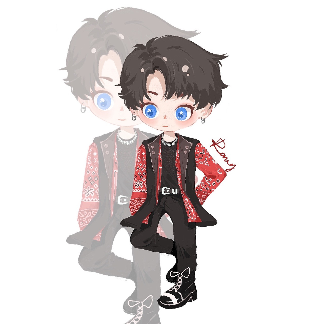 Aran的刘雨昕手绘人物创作系列1