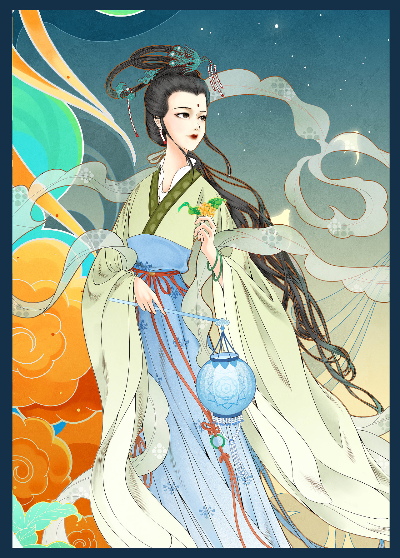 中秋节贺图 | 月桂中秋