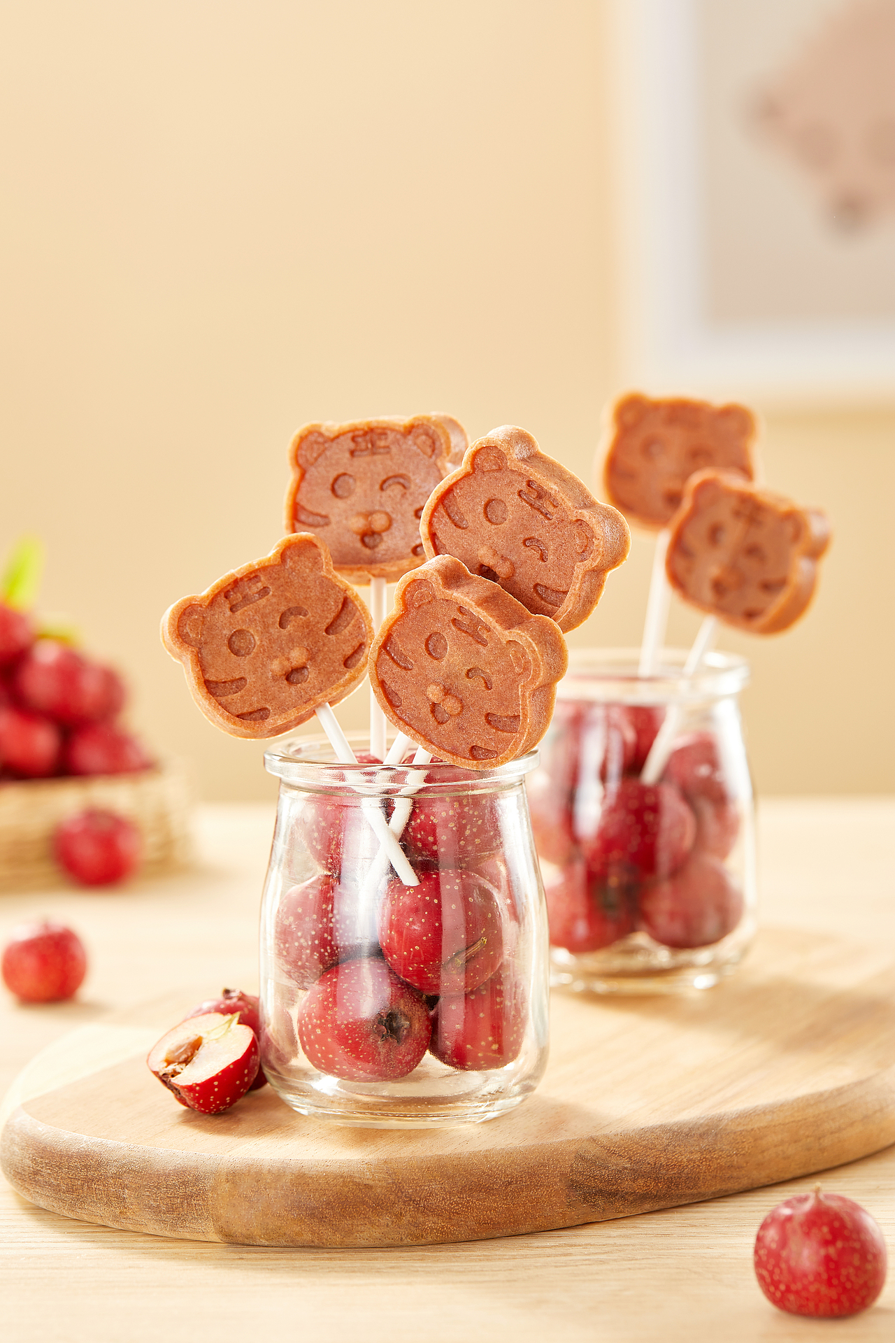 山楂棒棒糖（图ZMzA4Mzc1OTcy） - 美食摄影 - 站酷设计师秋田满满大陈原创素材 - 站酷ZCOOL