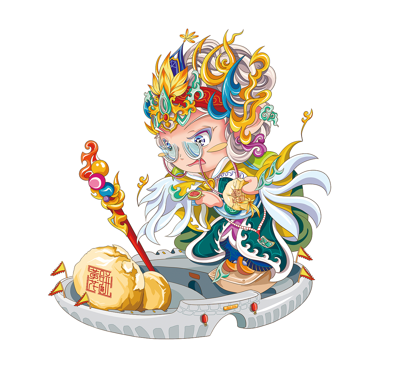 大同-皇后-IP（圖ZMzA5OTQ0NzMy） - 商業(yè)插畫 - 站酷設(shè)計師陣雨與余原創(chuàng)素材 - 站酷ZCOOL