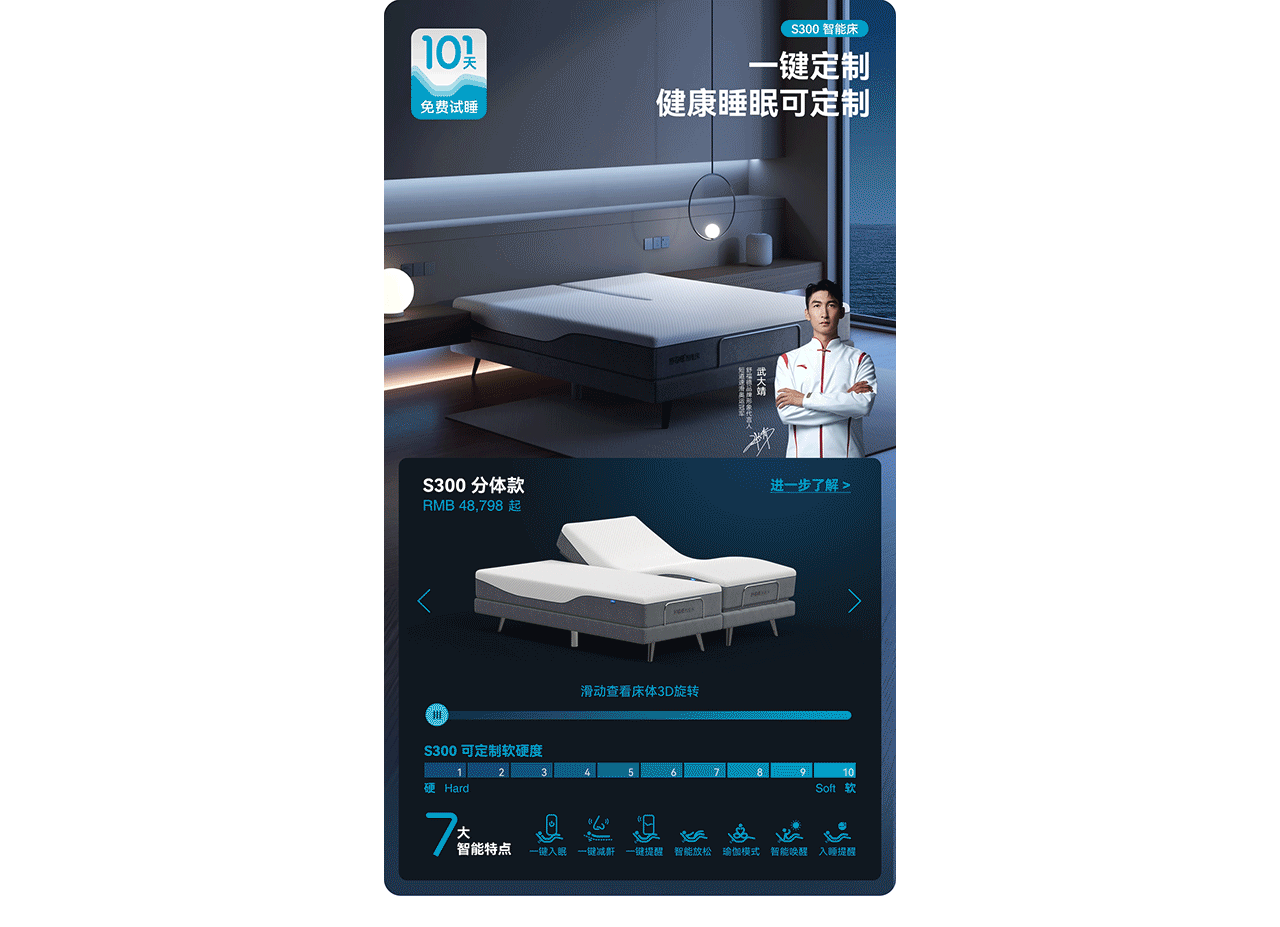 波点视觉X舒福德智能床全球领导者
