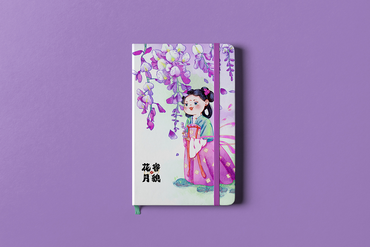「夏日主题」插画《花容月貌》（图ZMzAyNTgzNDgw） - 商业插画 - 站酷设计师阿柒设计原创素材 - 站酷ZCOOL
