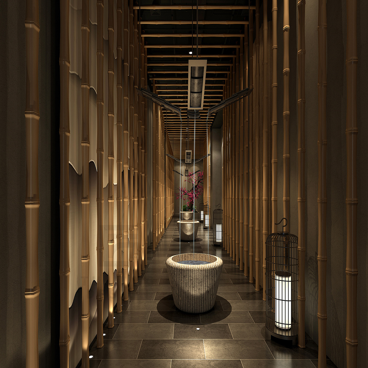 商业空间设计——阐述禅意茶楼的清欢之美！