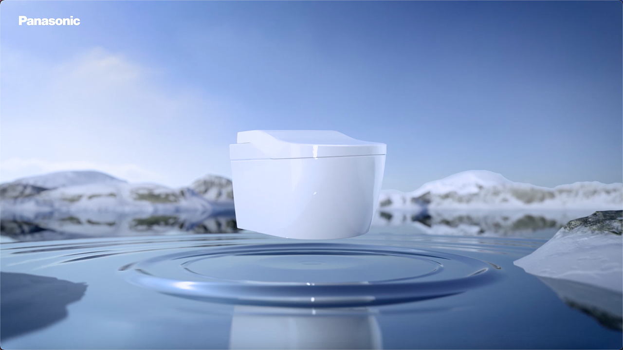 松下壁挂式智能马桶