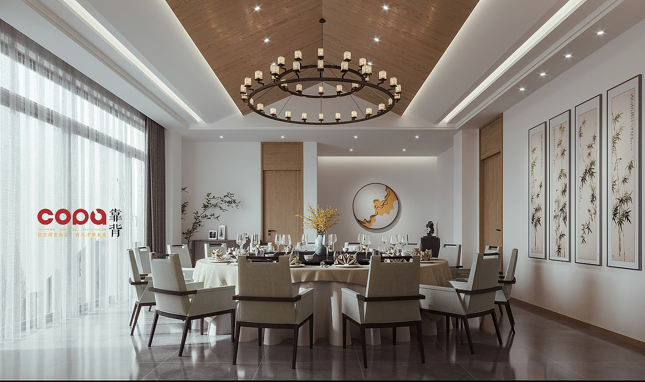 2021年6月靠背视觉（原创恒卓表现）Corona工装作品集（图ZMjU5MDE4MTIw） - 酒店餐饮设计 - 站酷设计师靠背高端视觉表现原创素材 - 站酷ZCOOL