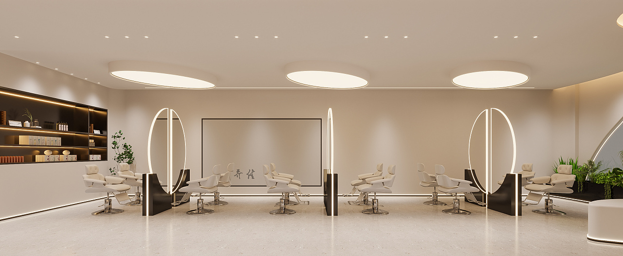极简美发店 | 简单不失灵性|空间|商业空间设计|乔佳 - 原创作品