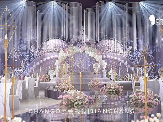 婚礼效果图 3d婚礼效果图  一场低调的紫外光婚礼