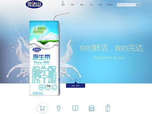 完达山电商网页设计