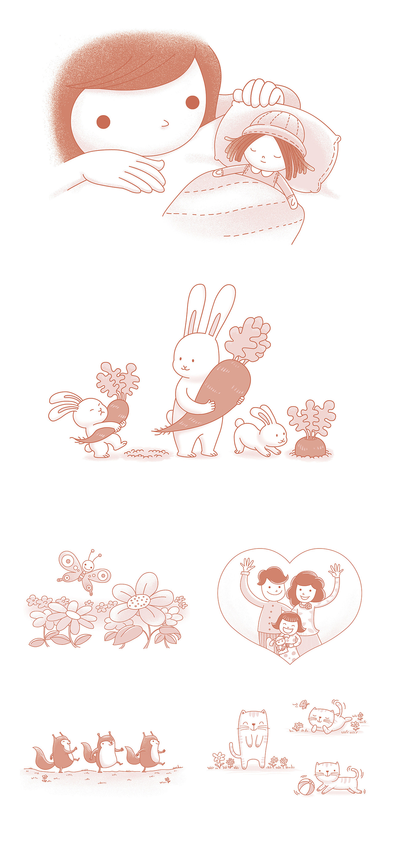 时光杂货铺——儿歌插画